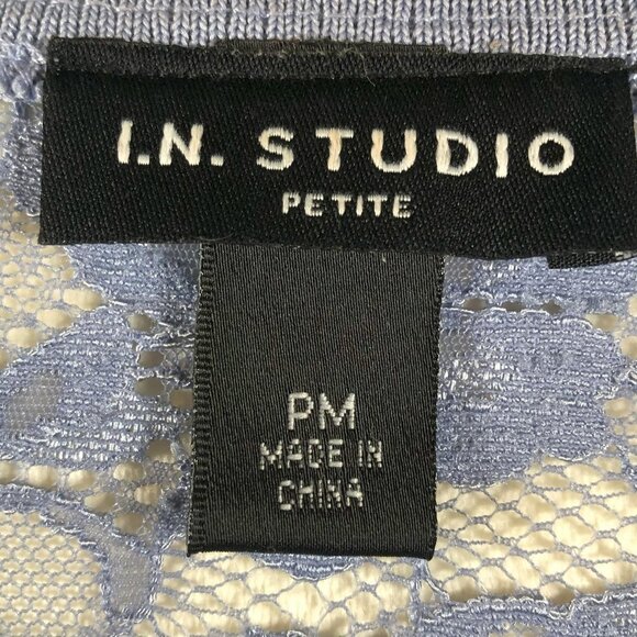 I.N. STUDIO (M) Lavender lace zip jacket - Picture 3 of 5